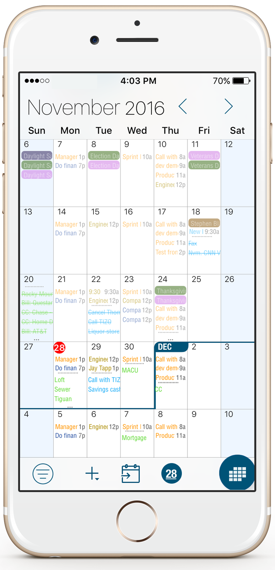 calendar app for iphone and mac